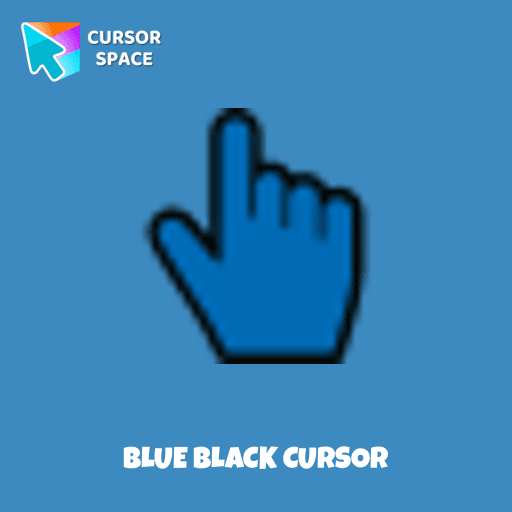 Blue Black Cursor pointer cursor